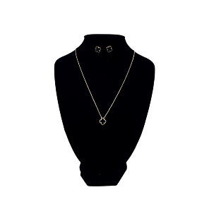 Necklace & Earrings Set 14K
